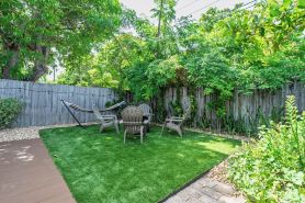 Cozy Coastal Retreat! Fenced Turf Yard • Bikes • Hammock • BBQ • 65” TV