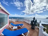 Oceanfront 2 Bedroom Villa in Guana Bay Sint Maarten; Ocnfrt Deck