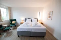 AP 2 Zimmer mit Kingsize-bett und Seeblick Hotel di Barth