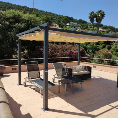 Exceptional Private Villa with Sea Views - large pool and designer paved gardens