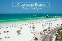 Walk to dwnt/7min to beach/king bed/Free parking