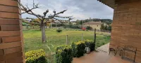 House in a quiet area with views of the old town of Pals