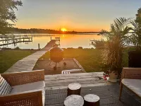 Sunset Circle West facing waterfront Cottage