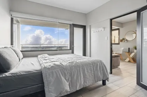 Rooftop with jacuzzi and panoramic sea views