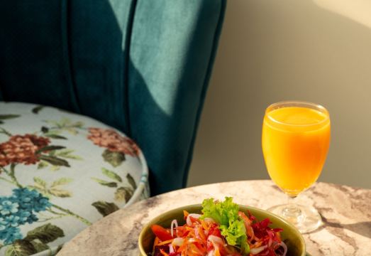 빌라 라그의 모던한 객실 또는 수영장 전경