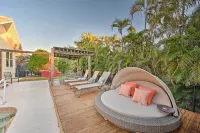 House w/ Heated Pool & Grill - Walk to Beach!