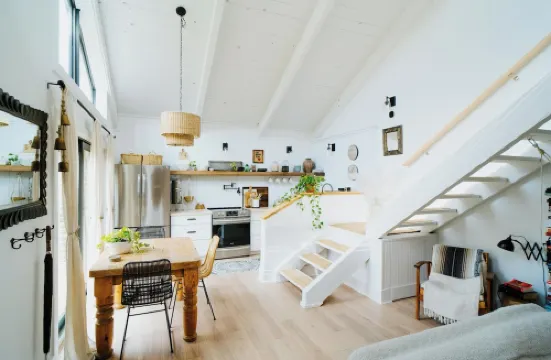 Walk to the Beach! Boho-Inspired 2BR Jupiter Loft w Private Outdoor Space