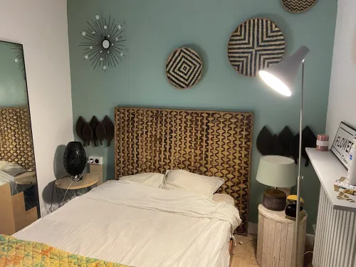 T3 59m2 vintage decor with outdoor terrace