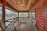 Lakefront Blairsville Cabin w/ Deck + Dock! - parking