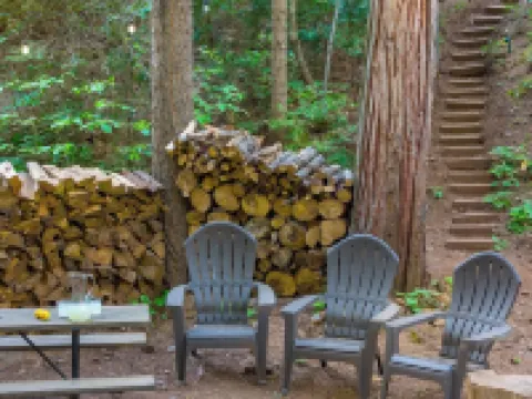 Creek Cabin - Fly-in Acres Lake Access - private Creek access with fire pit Hotels in Arnold