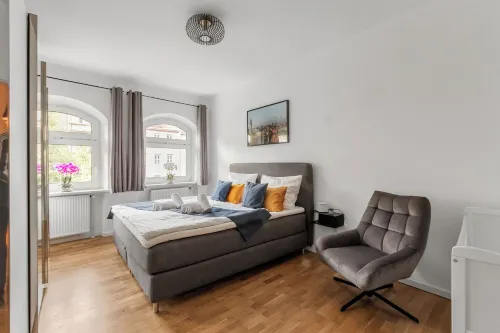 Old town! Exclusive 3-room apartment, roof terrace, WLAN, parking lot