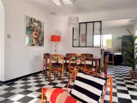 Magnificent village house with lush garden 5 minutes walk from the beach