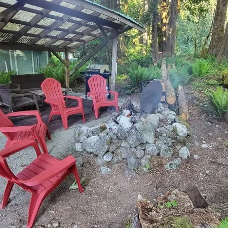 Newly remodeled off grid river cabin with full services including WiFi