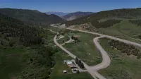 2 separate cabins, sleeps a total of 12, on 4 acres in Lava Hot Springs!!