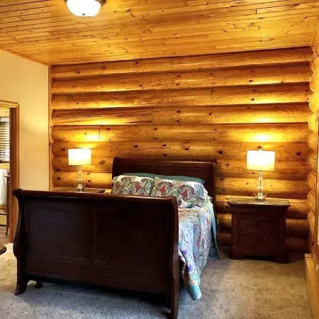 Keweenaw's Houghton Haven waterfront home. Secluded & private, yet close to town