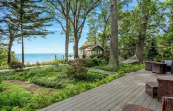 LUXURY Lakefront Property on Private Beach with Stunning Lake Views and Sunsets