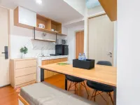 White Style 2BR at Tokyo Riverside PIK 2 Apartment near Tokyo HUB By Travelio