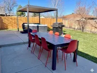 Modern Retreat w/ Hot Tub, Peloton, Gym, and BBQ