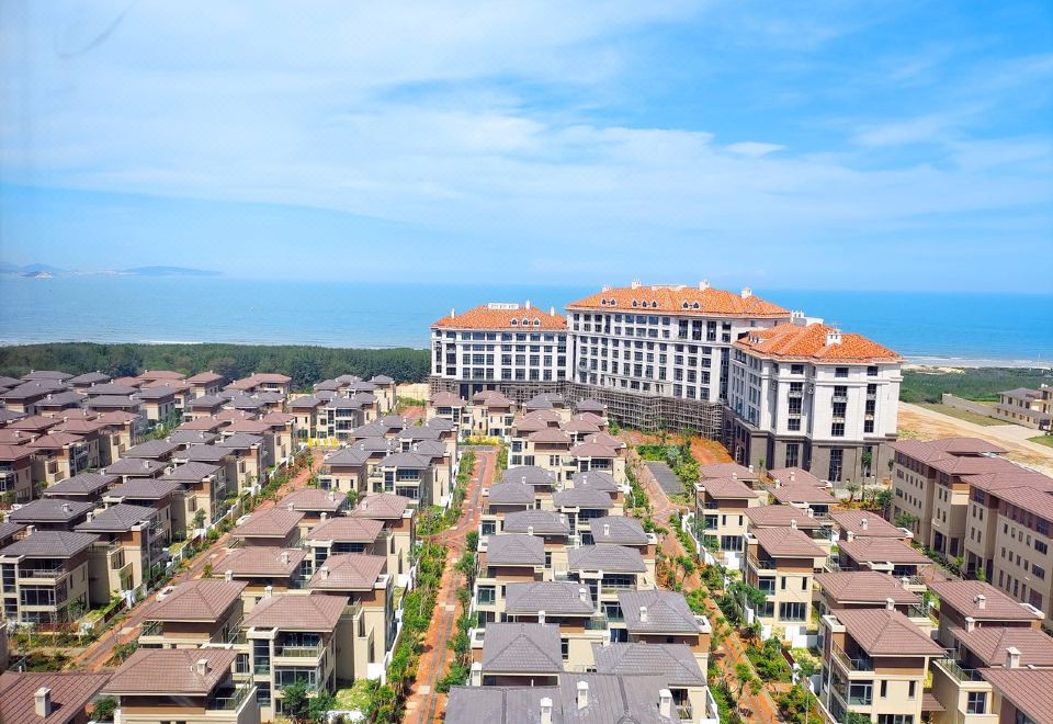 둥산 후징 비에위안 빌라의 야외 테라스 공간