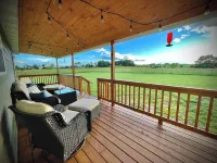 Tranquil Cabin on 71/acre cattle farm—near Cloud 9 ranch and Ozark rivers!