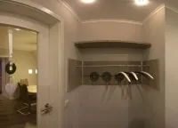 The neat apartment is your central starting point for your activity