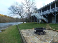 Winter in the Mountains, Fishing by the Fire Pit. Murphy and the Casino Nearby. - 4-Star