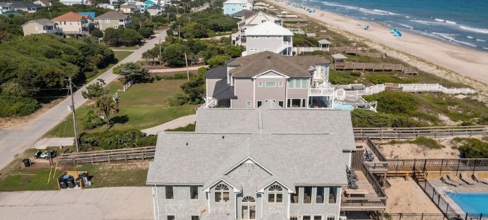 Sea Glass B- Upscale Beachfront Retreat & Pool Hotels in Emerald Isle