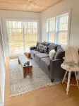 Renovated cabin / beach access / 1+ acre of woods