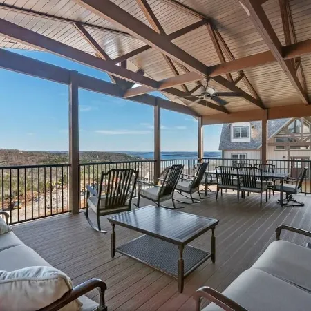 Spacious Lakeview Retreat w/Game Room, Indoor Pool, Expansive Deck & Firepit