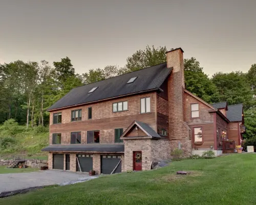 Family Friendly Near River  -  Campfires! Hot Tub, Game Rm, Views Pets welcome Hotels in Ripton