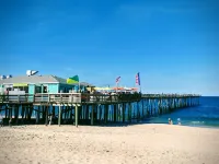 South Nags Head, Ocean View, 3Min Walk to Beach, Hot Tub, Sunrise & Sunset Views - 海滩