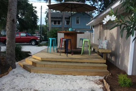 Discounted Fall Rates:  3 Minutes Walk to Beach. Bikes, Umbrellas, Wagons! Отели рядом с достопримечательностью «St Simons Island»