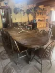 Rustic 7-BDRM and 3-bath lodge in a gated community in Los Ojos with WiFi access