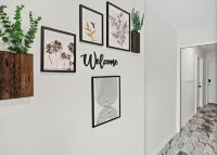 1-Bdr apartment 3 min walk from train to NYC -warm interior design