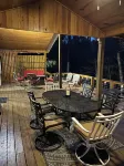 Lakeside Lodge for family fun with game room and covered deck! Fish & Swim!!!
