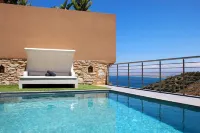 Design Villa Nicol Heated Pool Seaview Hotels in Rodia