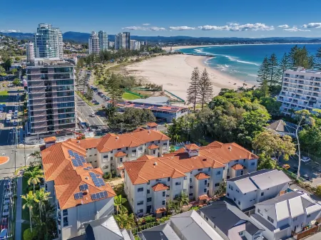 Bella Mare Coolangatta Beachside Apartments Отели рядом с достопримечательностью «Пойнт Дангер»