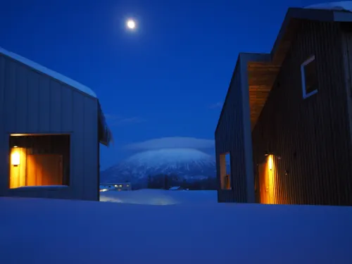 Niseko Highland Cottages - pemandangan pegunungan