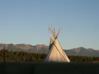 Guest house, Proctor Studios, at Stepping Stone Retreat Hotels in Bigfork