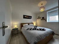 T3 duplex hyper center fort mahon 700 meters from the beach close to all shops.