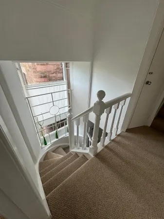 10 mins from the beach and one of the finest Links Golf Courses in Scotland.