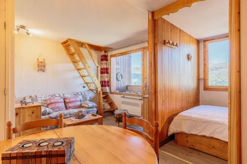 duplex 6 beds center station Les COCHES. domain MONTCHAVIN LA PLAGNE