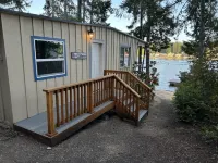 Charming Lakefront Cabin on Mason Lake with Pebble Beach and Private Dock