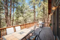 Stunning large Cabin with Hot tub, AC, Pool table, fenced yard