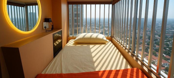 Inap at Capsule Hostel Hotels in Lengkong
