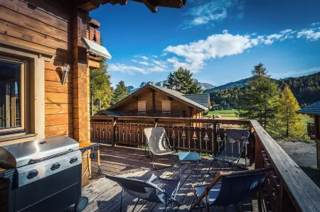 FAMILY CHALET AT LA JOUE DU LOUP, 50M FROM THE SLOPES FOR 14 PEOPLE