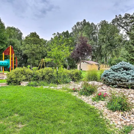 Central Creekfront Spearfish Apt by City Park