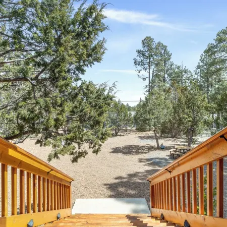 Charming 2-bedroom Cabin with WiFi, Wood Stove and AC in serene Heber-Overgaard!