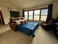 Downtown Wasilla Lakefront Home w/private dock