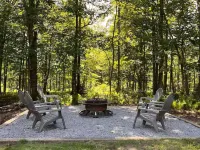 Poconos 6BR Retreat on 6 Private Acres – Hot Tub, Game Room, Fire Pit, Sleeps 16